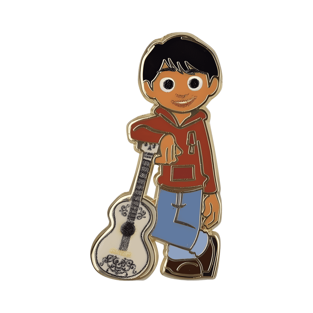 Coco Pin Set - Miguel Leaning On Guitar Disney pin