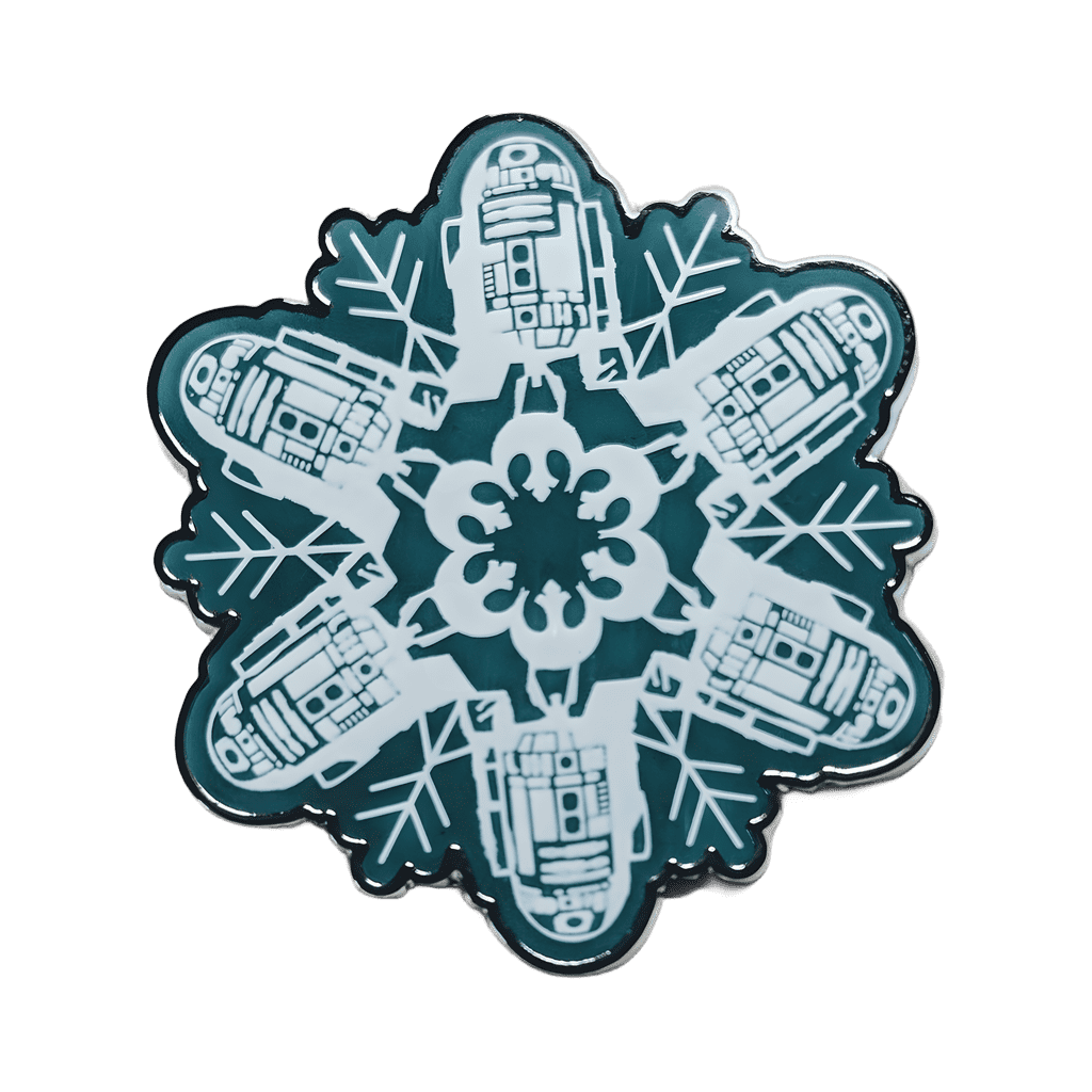 R2-D2 Snowflake Disney pin