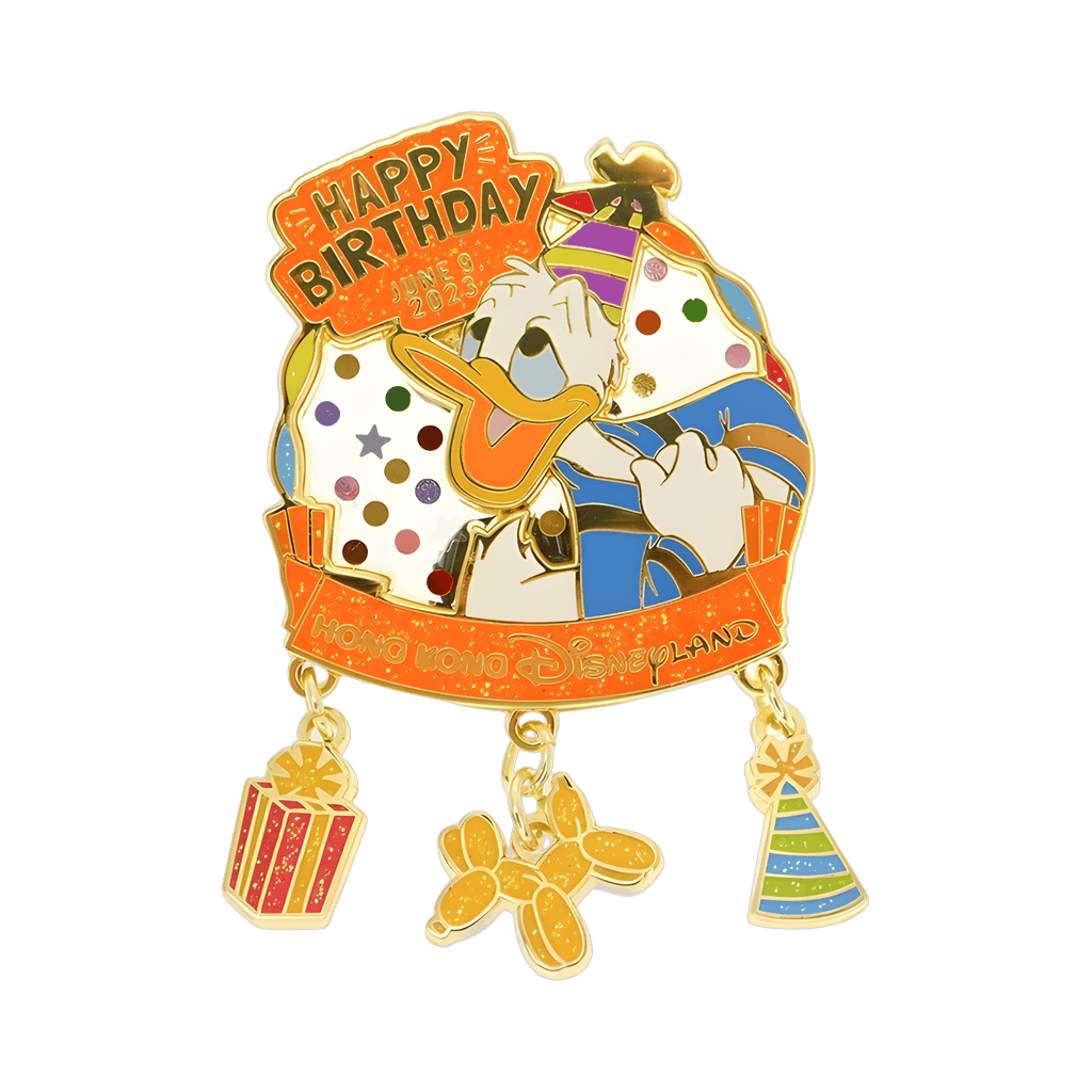 2023 - Happy Birthday Donald Duck Dangle Disney pin