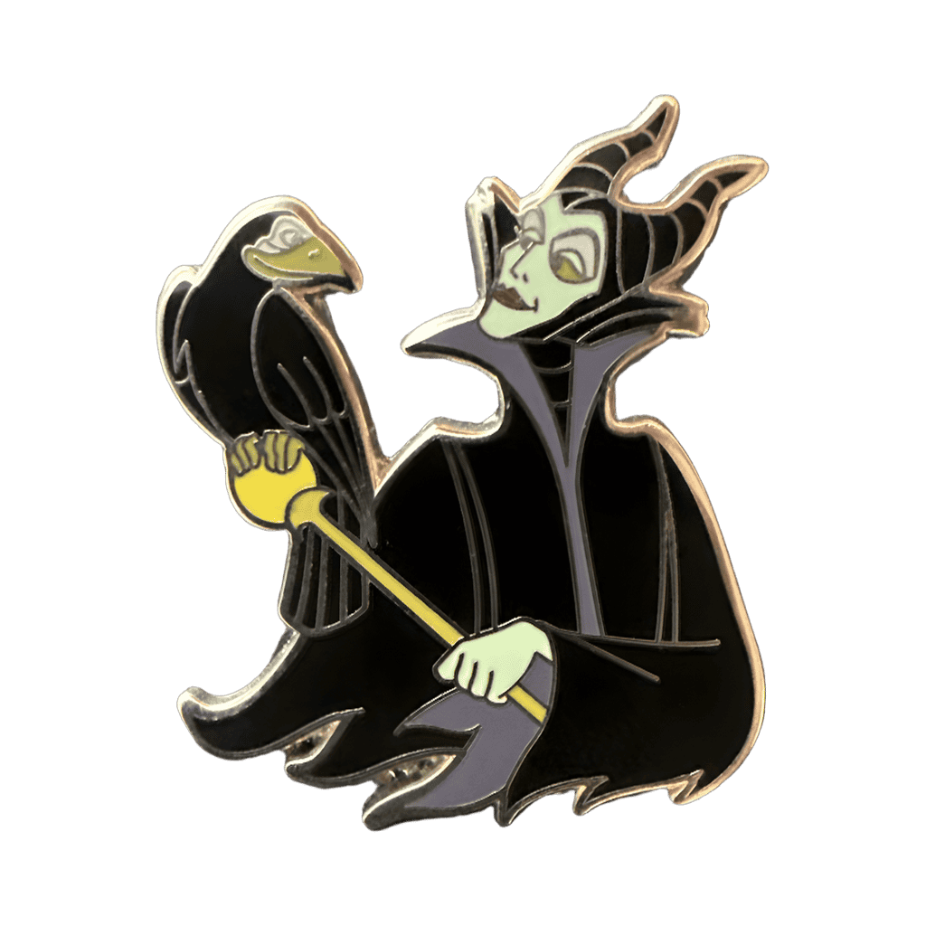 Maleficent and Diablo Disney pin