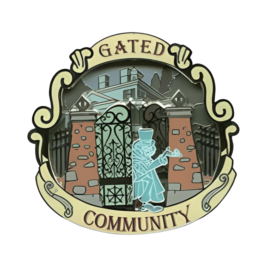 Gated Communities (Framed Completer) Disney pin