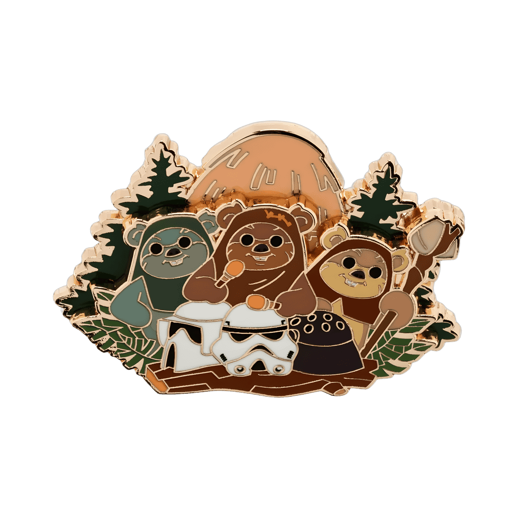 Ewoks and Helmets group 1/12 Disney pin