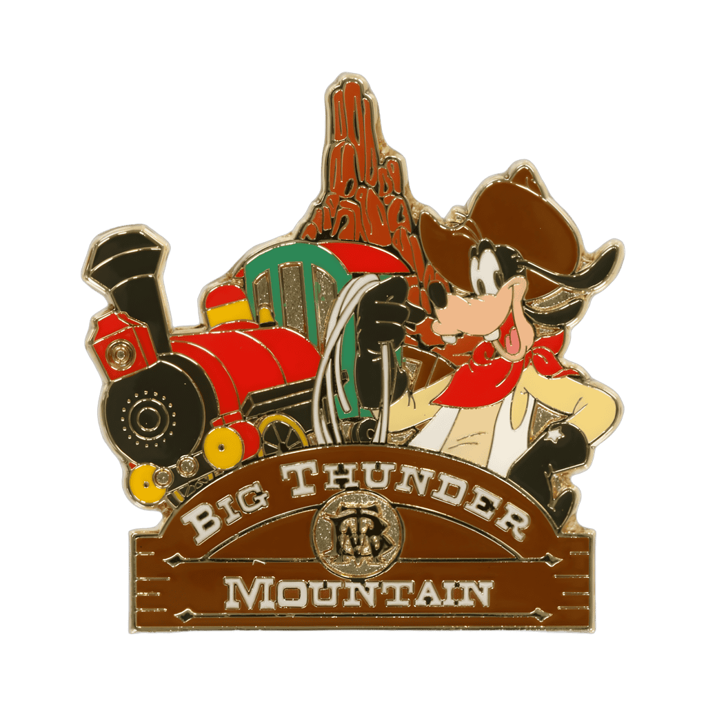 Big Thunder Mountain - Cowboy Goofy Disney pin