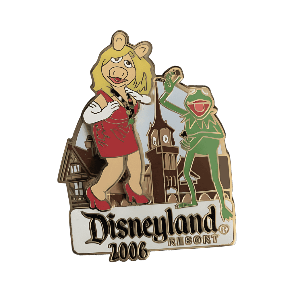Miss Piggy and Kermit Disney pin