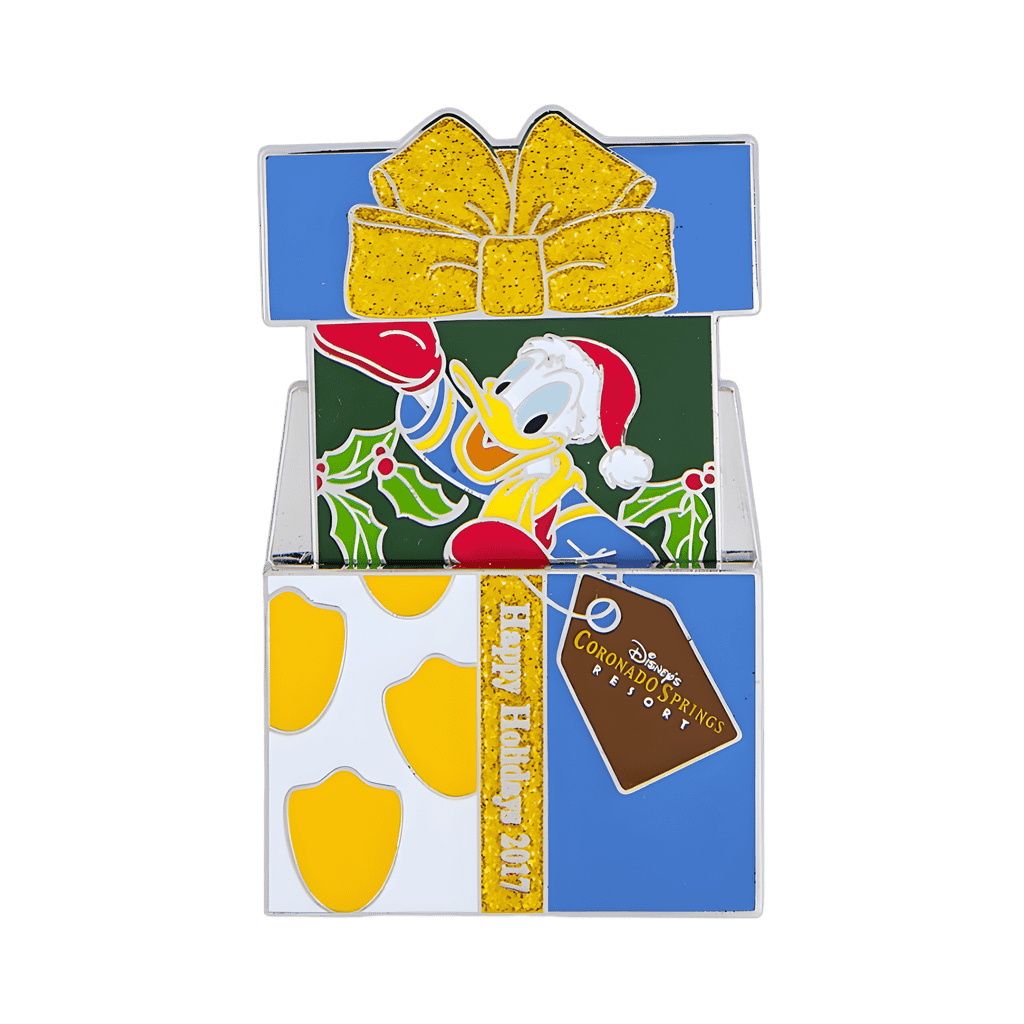 Coronado Springs Resort - Donald Duck Gift Box Disney pin