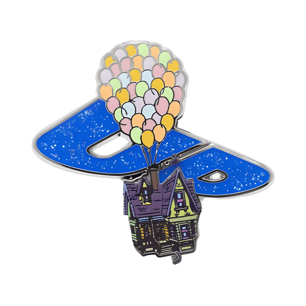 Carl and Ellie's House with Balloons Disney pin