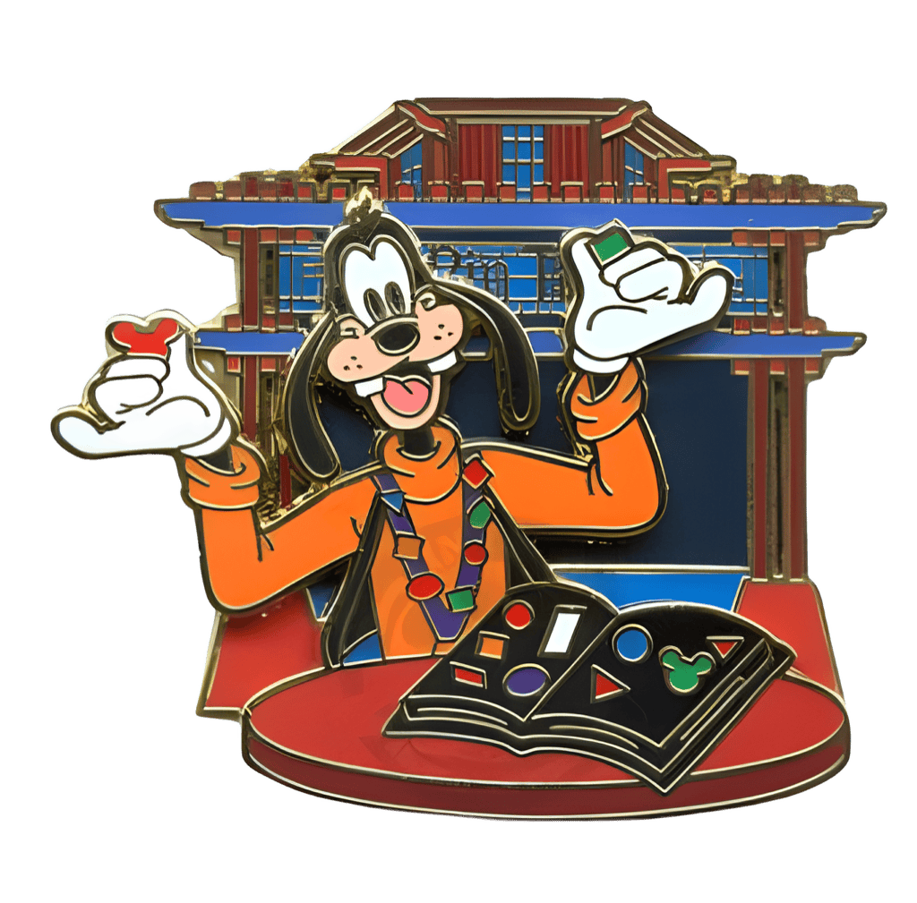 Goofy pin trade book Disney pin