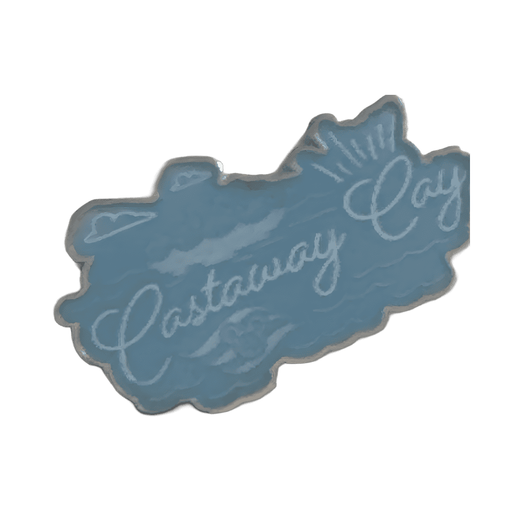 Blue Waves, White Clouds, and Logo Disney pin