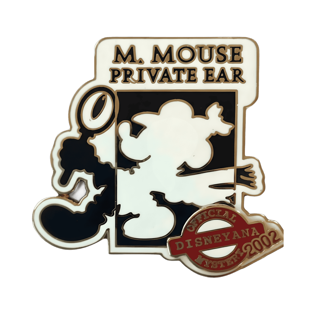 Mystery Logo - M. Mouse Private Ear Disney pin