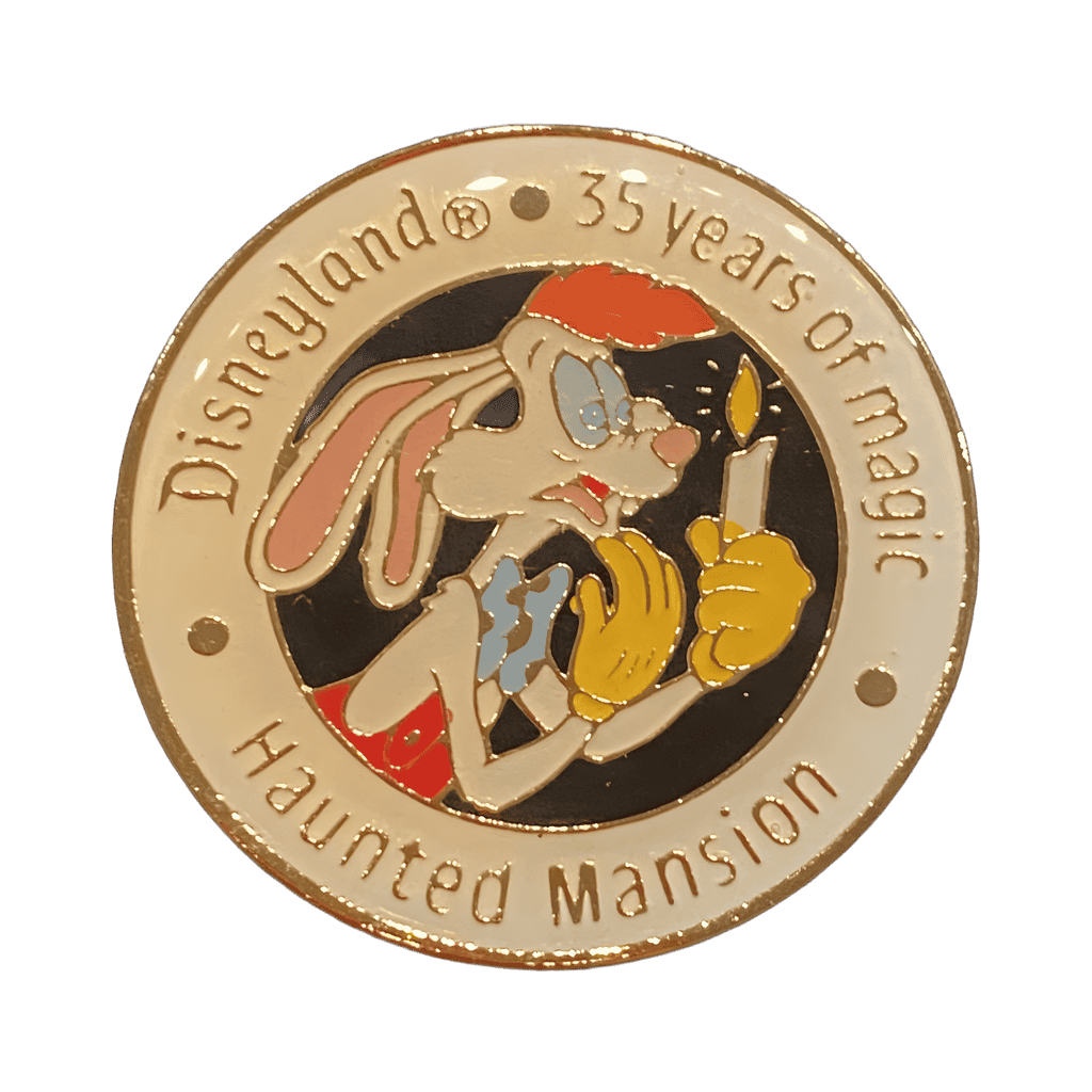 Haunted Mansion Roger Rabbit with candle Disney pin