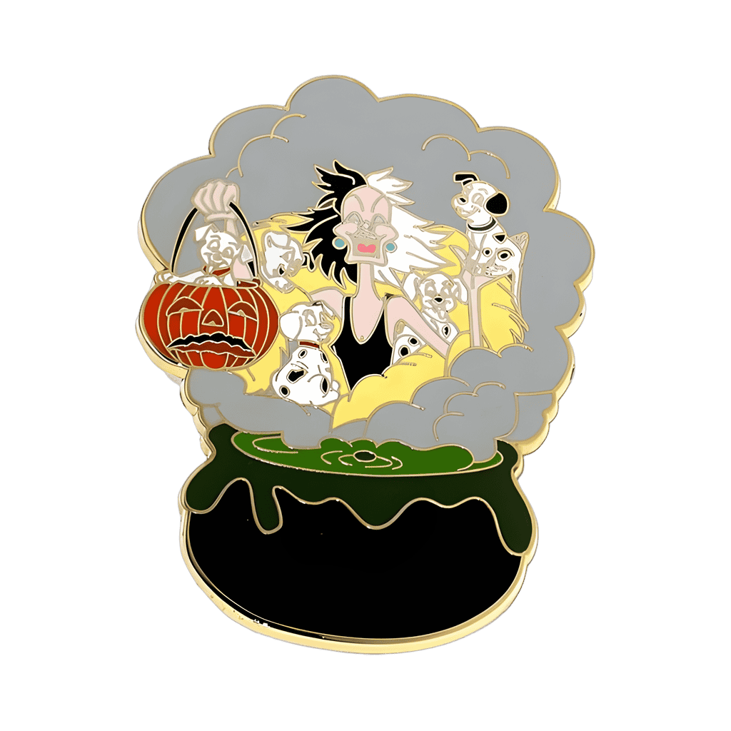 Cruella and Dalmatians Disney pin