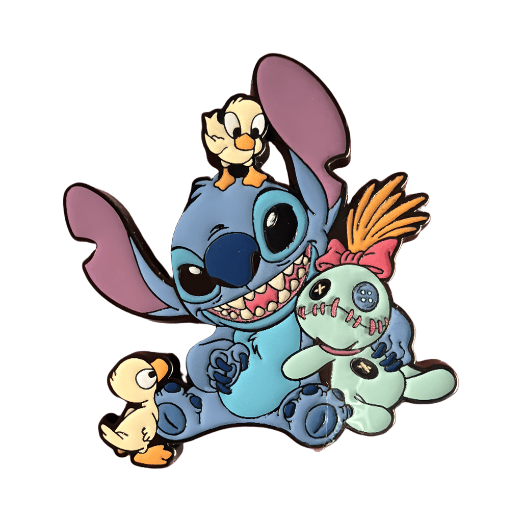 Stitch with Scrump and Ducklings Disney pin