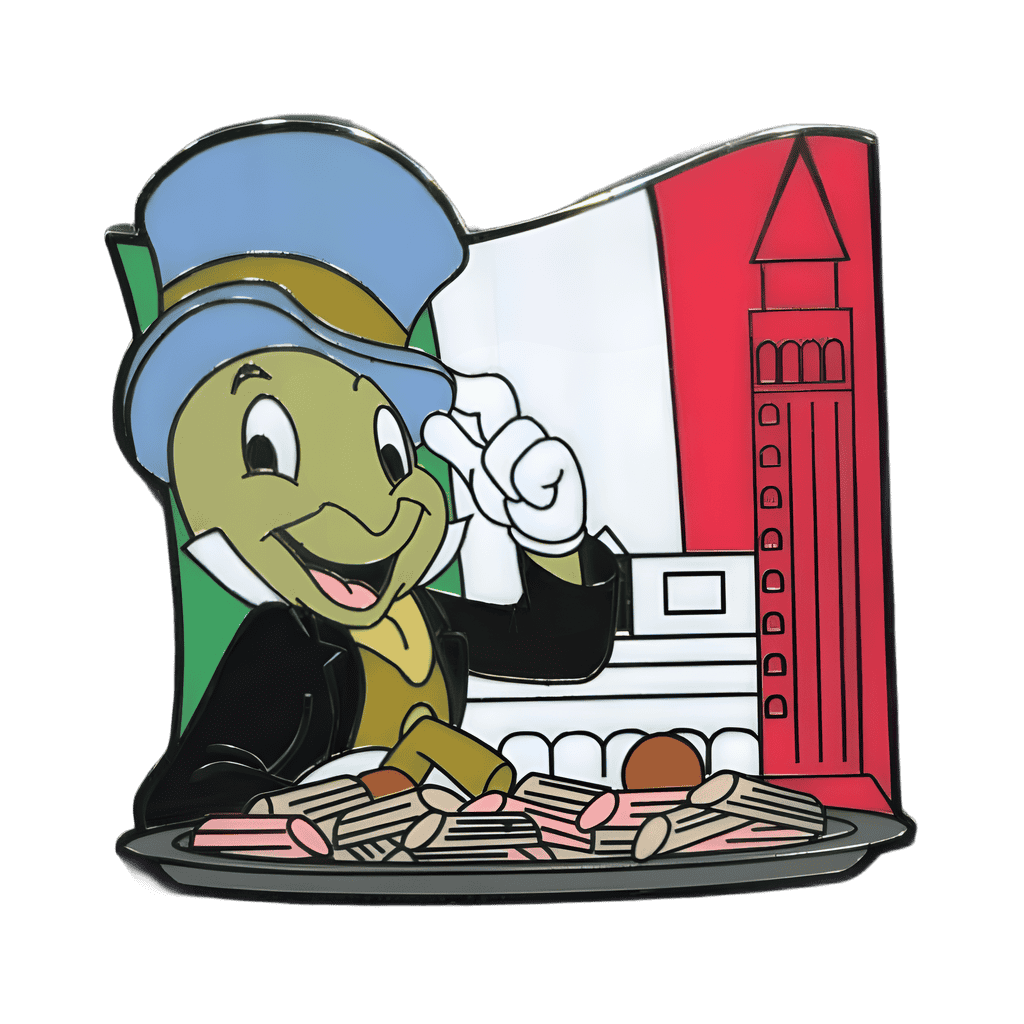 Jiminy Cricket in Italy Disney pin