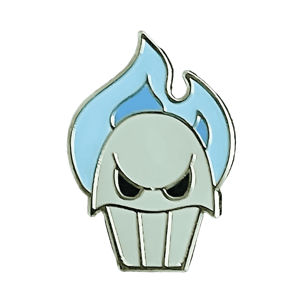 Flaming Skull Disney pin