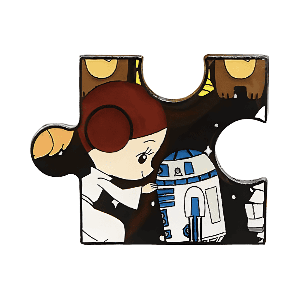 Princess Leia & R2-D2 Disney pin