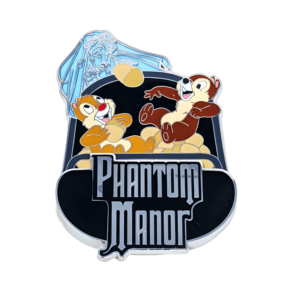 Chip & Dale phantom manor Disney pin