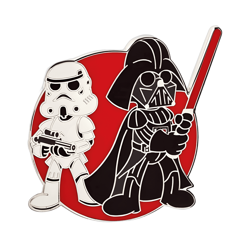 Stormtrooper and Darth Vader Disney pin