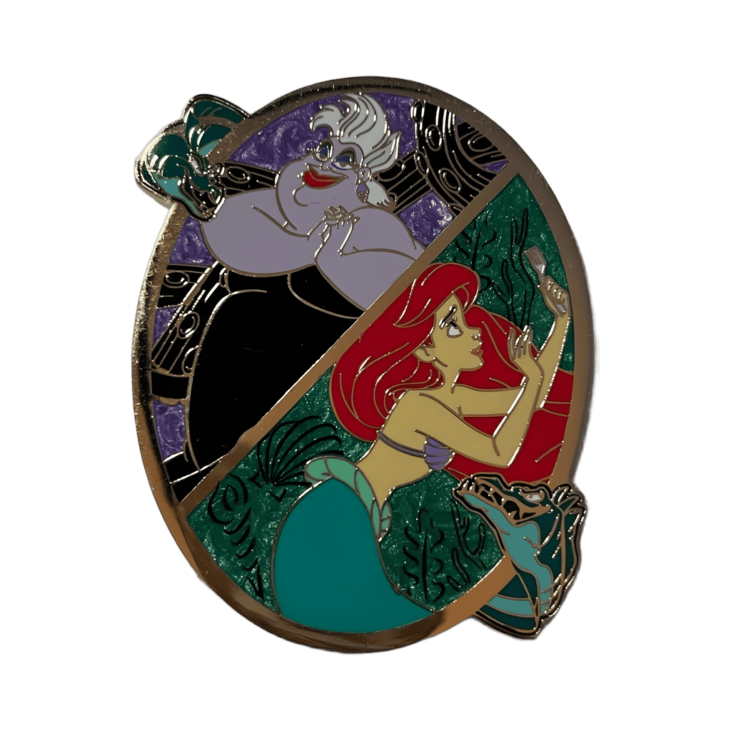 Ursula and Ariel Disney pin