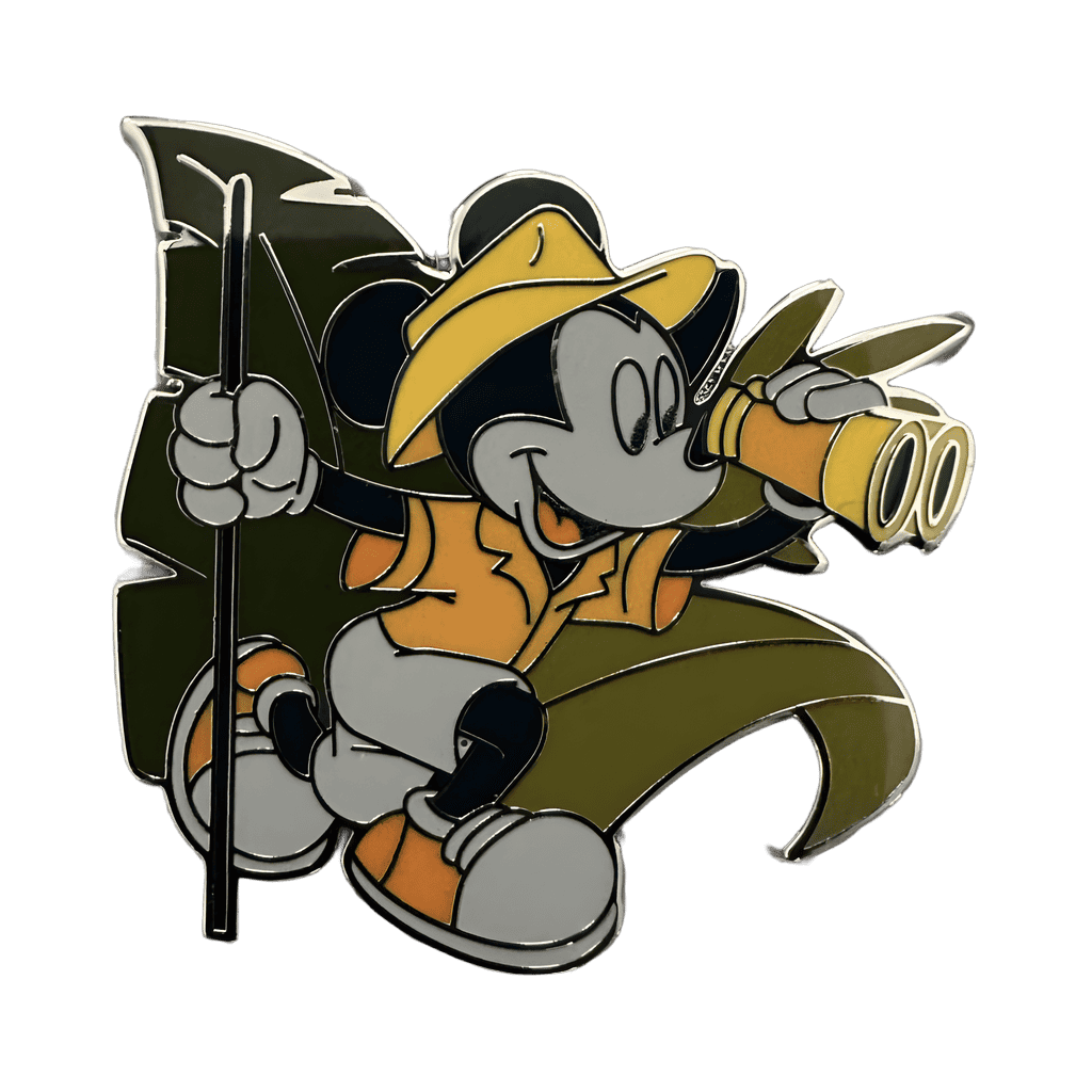Mickey with Binoculars Disney pin