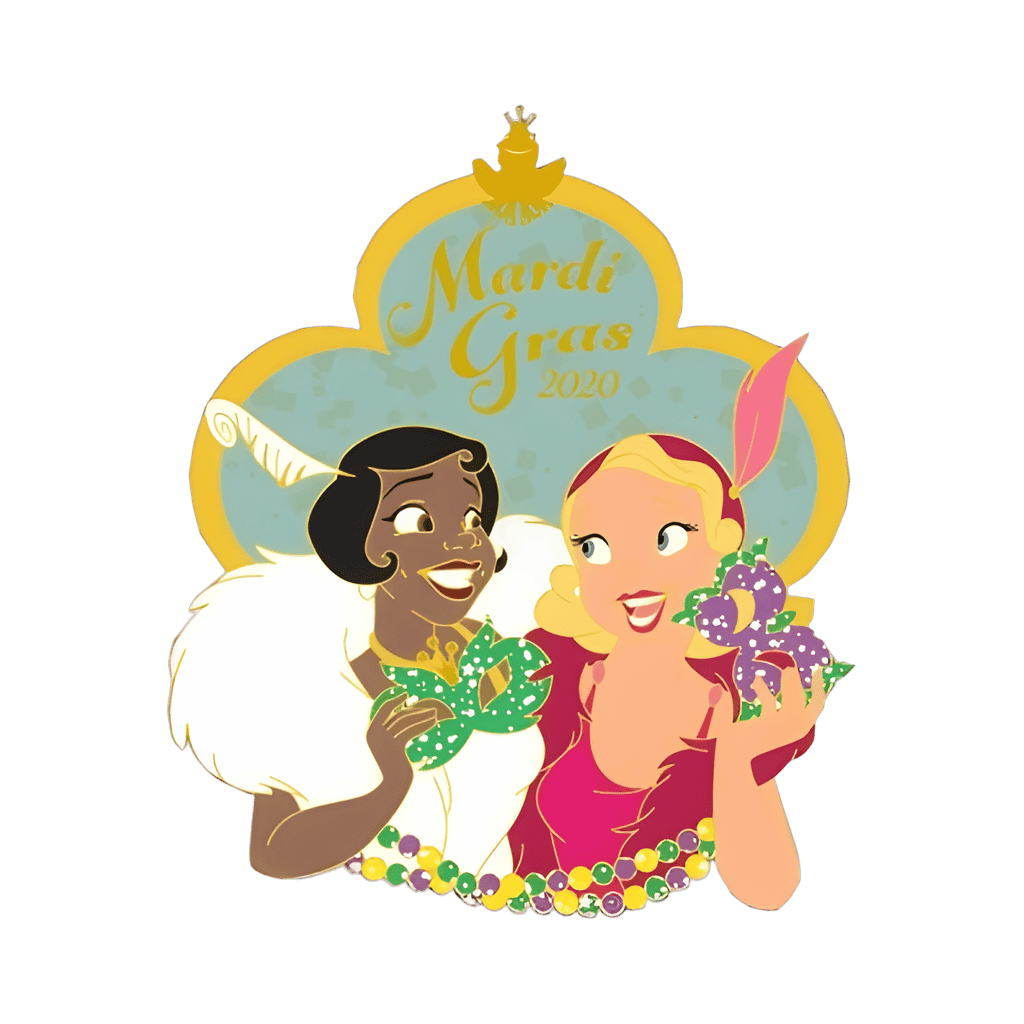 2020 - Tiana and Charlotte Disney pin