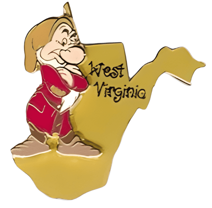 West Virginia - Grumpy Disney pin