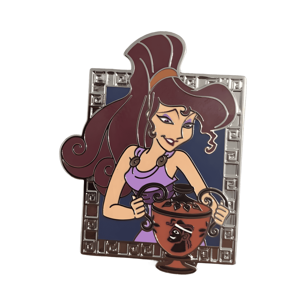 Meg with Vase Disney pin