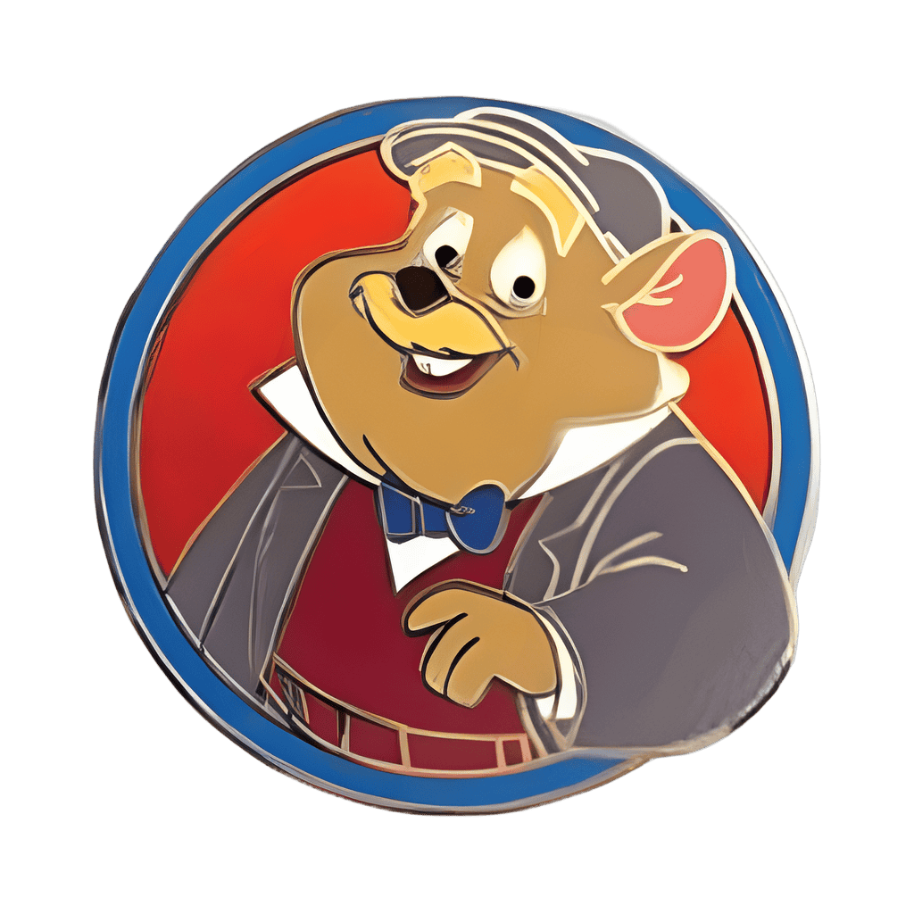 The Great Mouse Detective - Dr. David Q. Dawson Disney pin