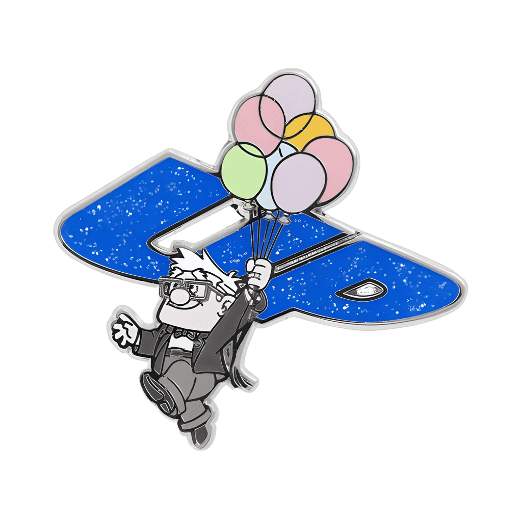 Carl with Balloons Disney pin