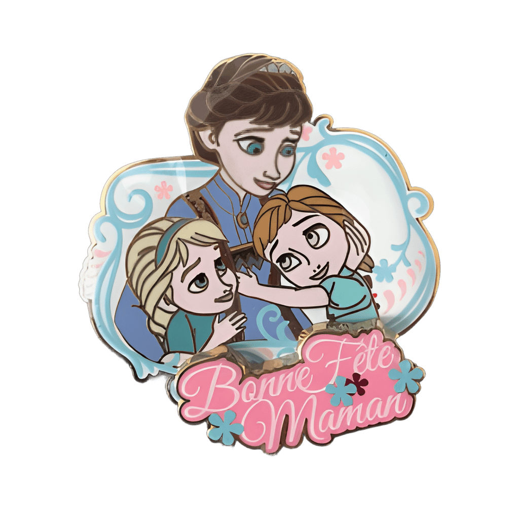 Bonne Fete Maman - 2016 - Frozen Elsa Anna Disney pin