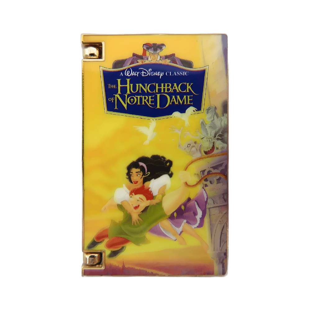 DS - VHS Series - The Hunchback of Notre Dame Set - VHS Case Disney pin