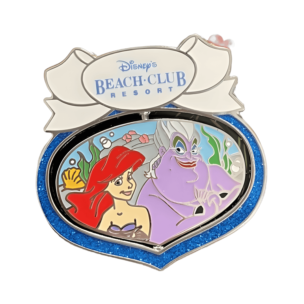Beach Club Resort - Ariel & Ursula Disney pin