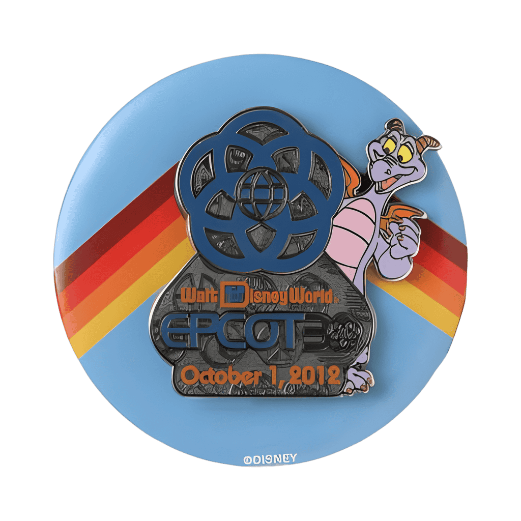 Figment Pin And Button Set Disney pin