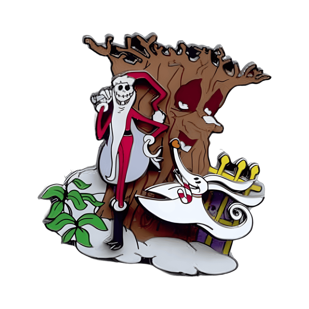 Graveyard - Jack and Zero at Tree Disney pin