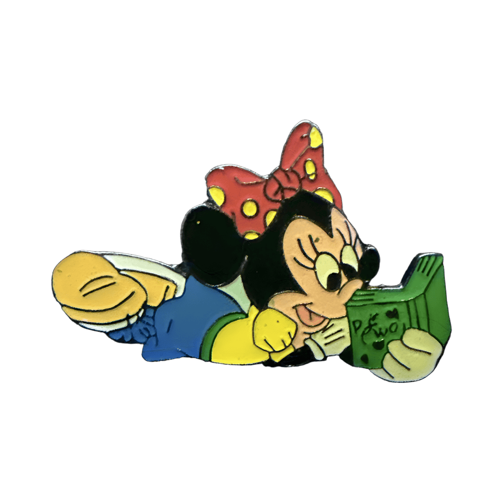 Minnie Mouse Reading a Book Disney pin