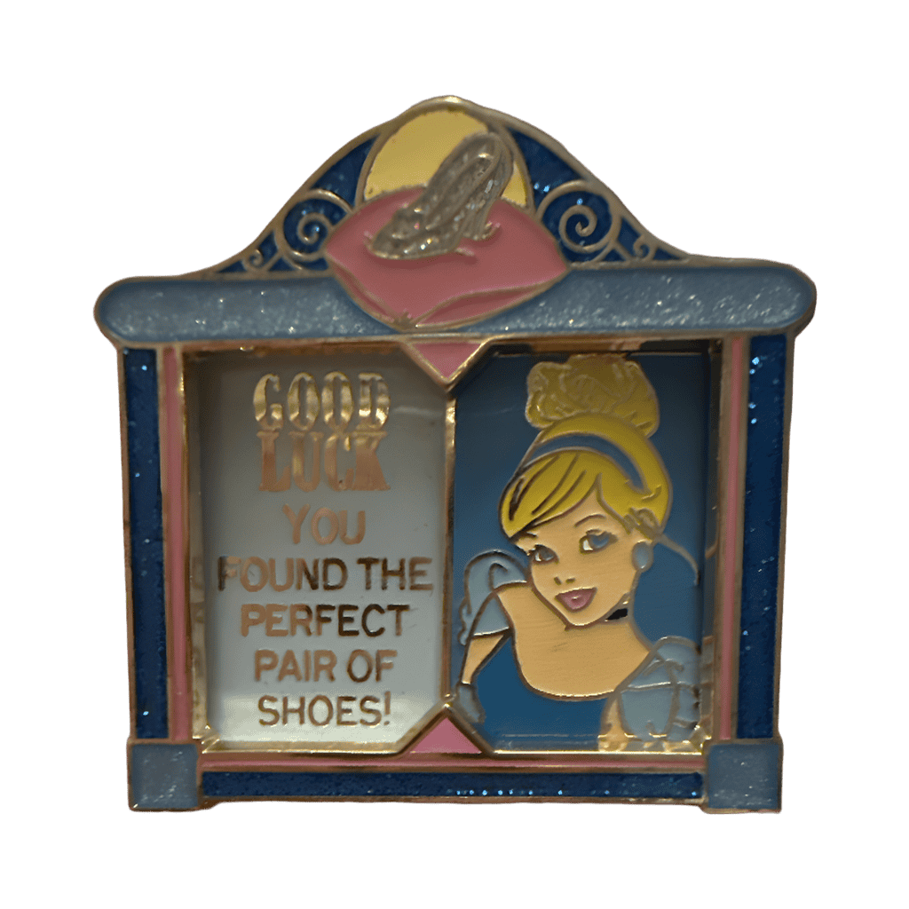 Cinderella Good luck / Bad luck slider Disney pin
