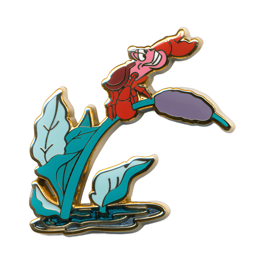 Kiss the Girl Pin Set - Sebastian Disney pin