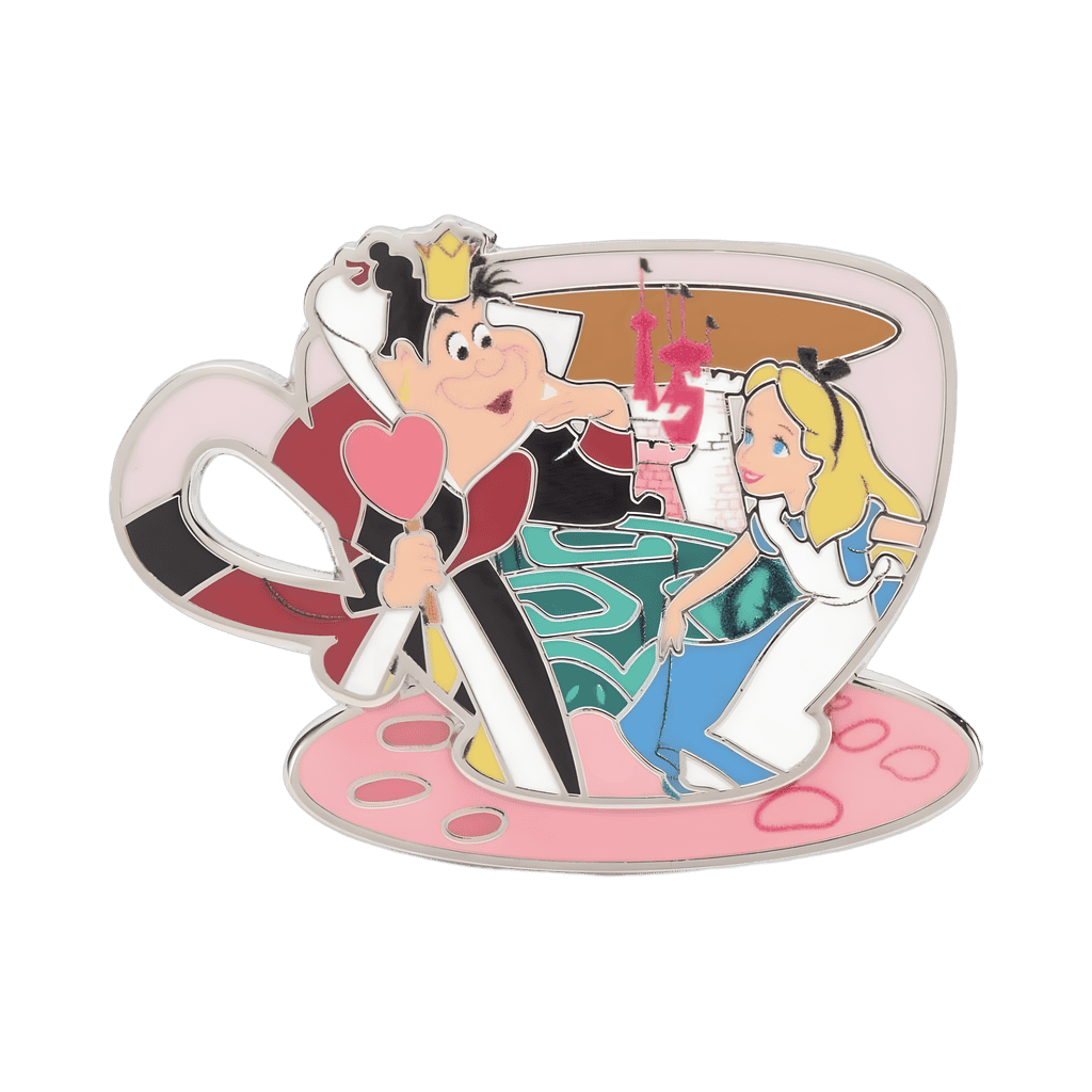 Alice and Queen of Hearts Disney pin