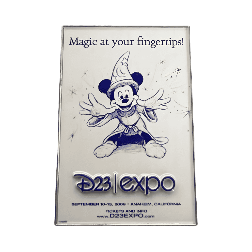 D23 Event Poster Disney pin