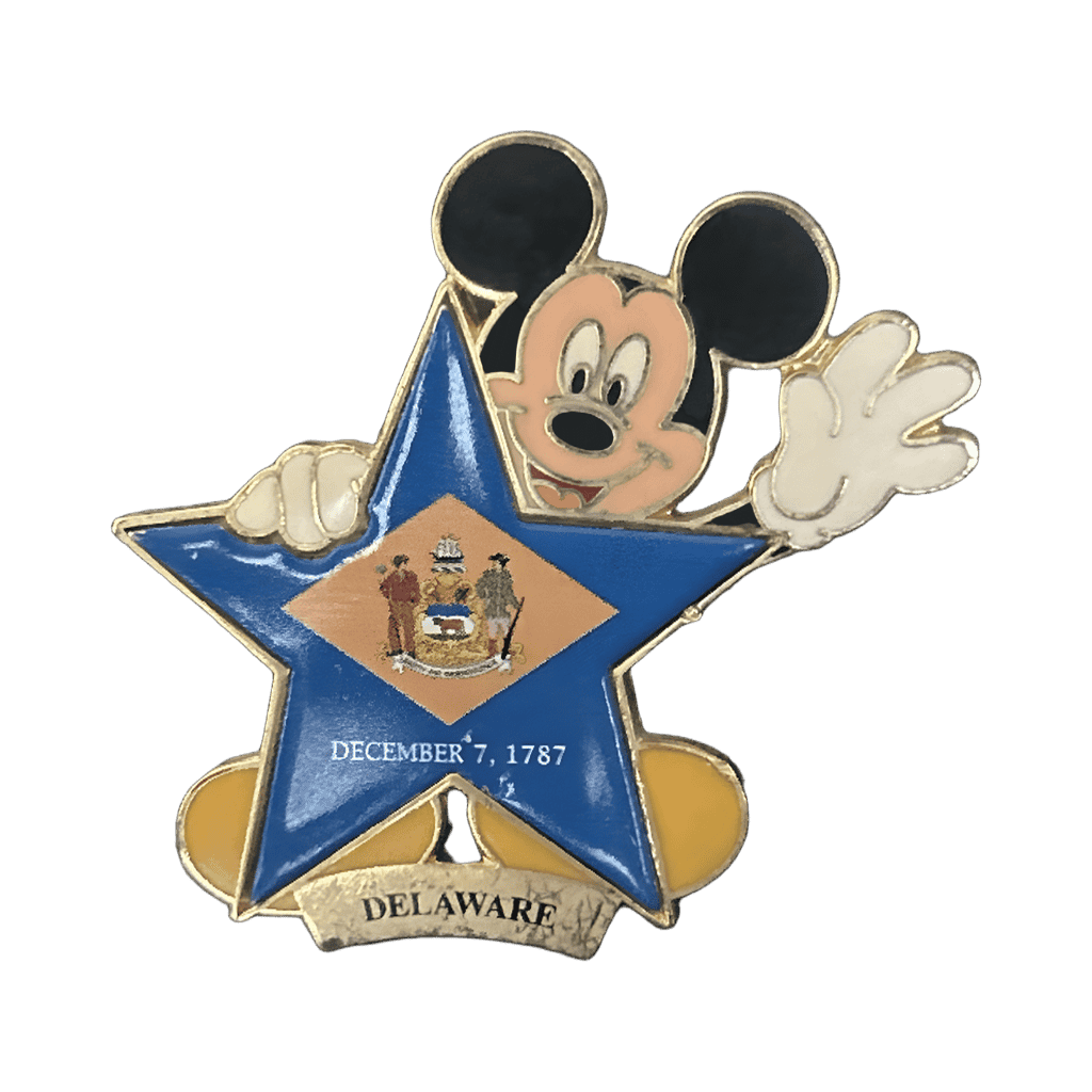 Delaware Disney pin