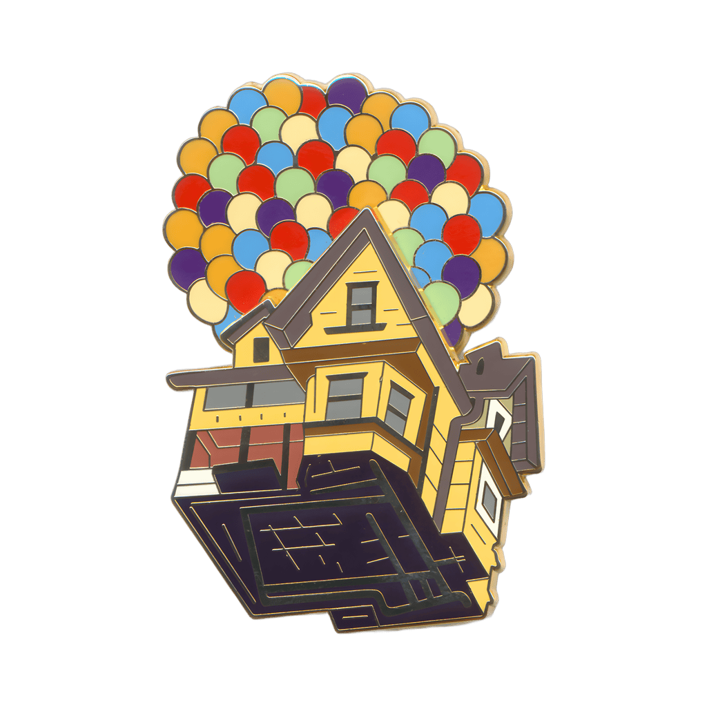 Carl's Flying House with Balloons Disney pin