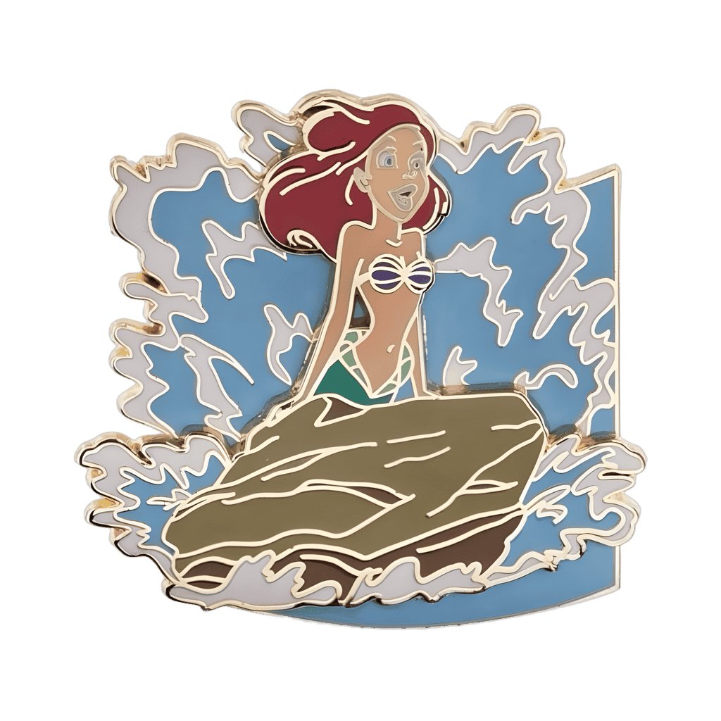 Ariel on Rocks Piece #1 Disney pin