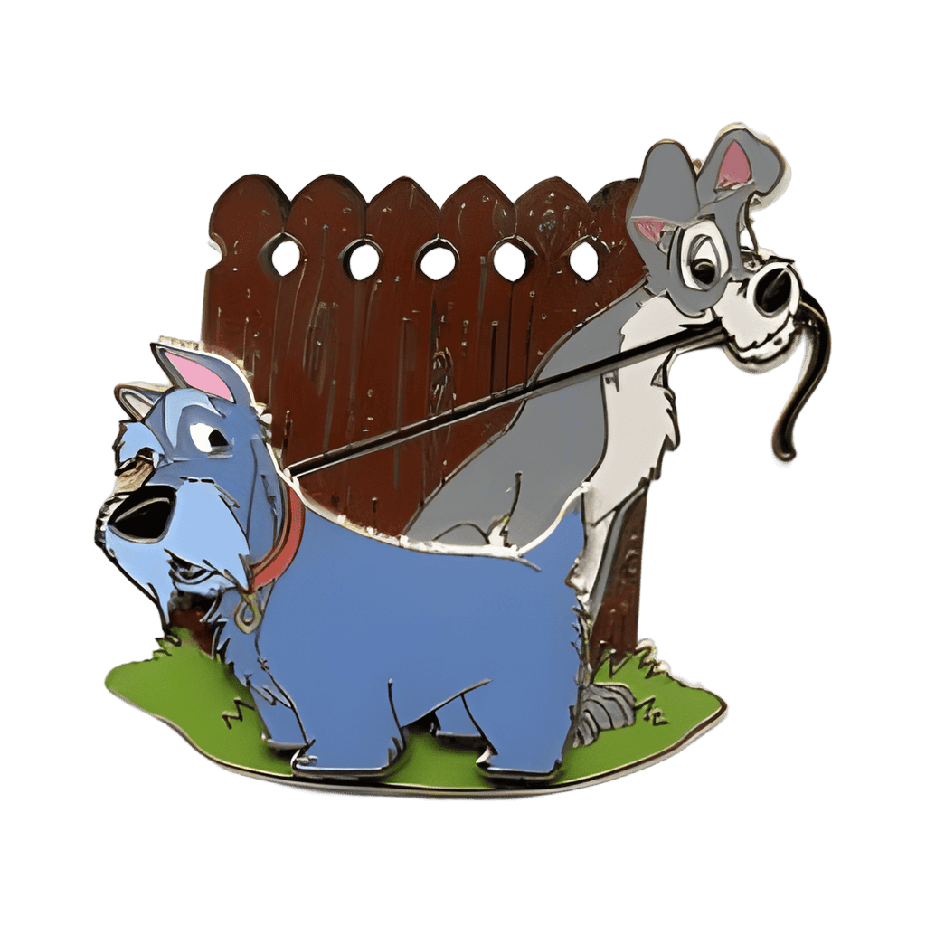 Tramp & Jock Disney pin