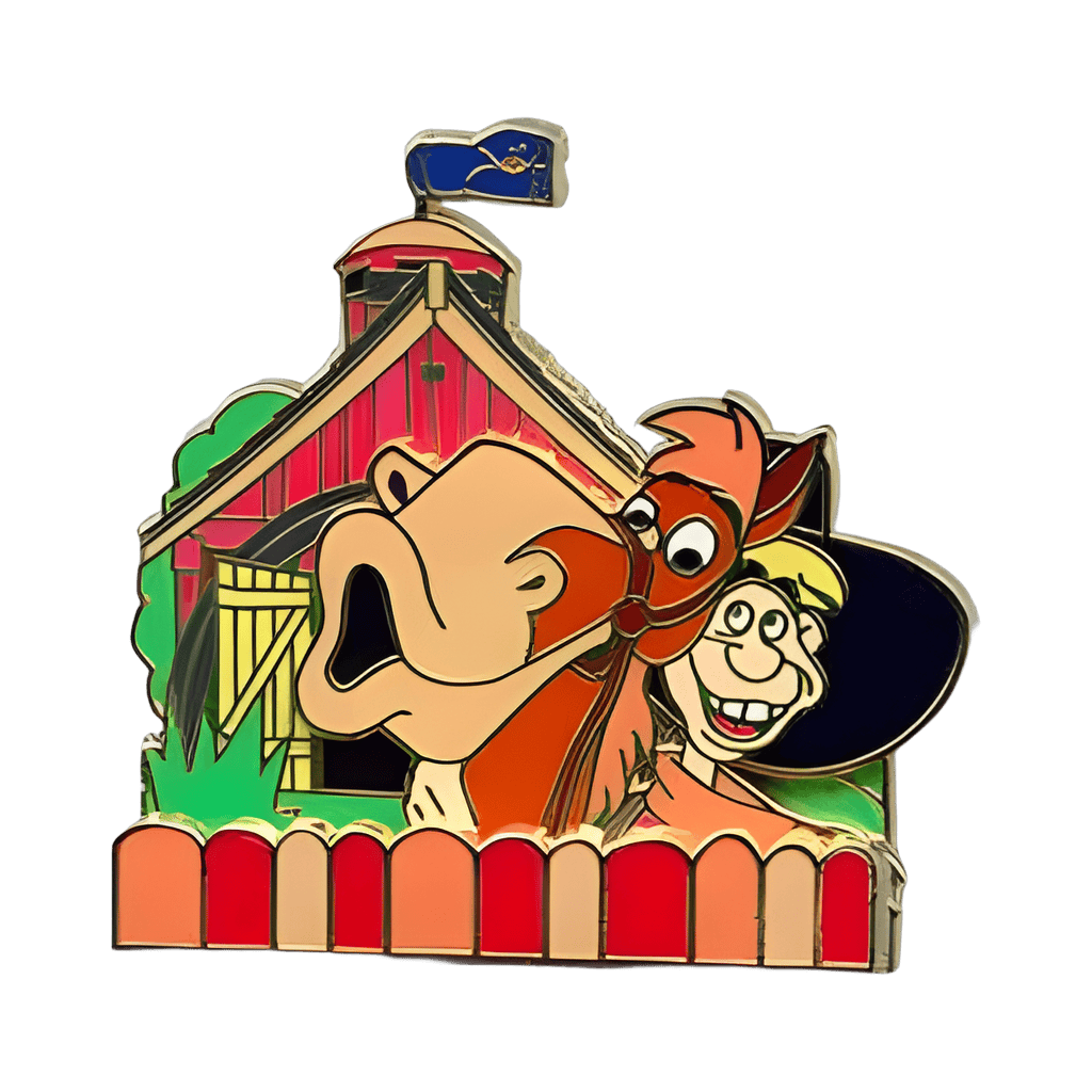 Pecos Bill and Widowmaker Slider Disney pin