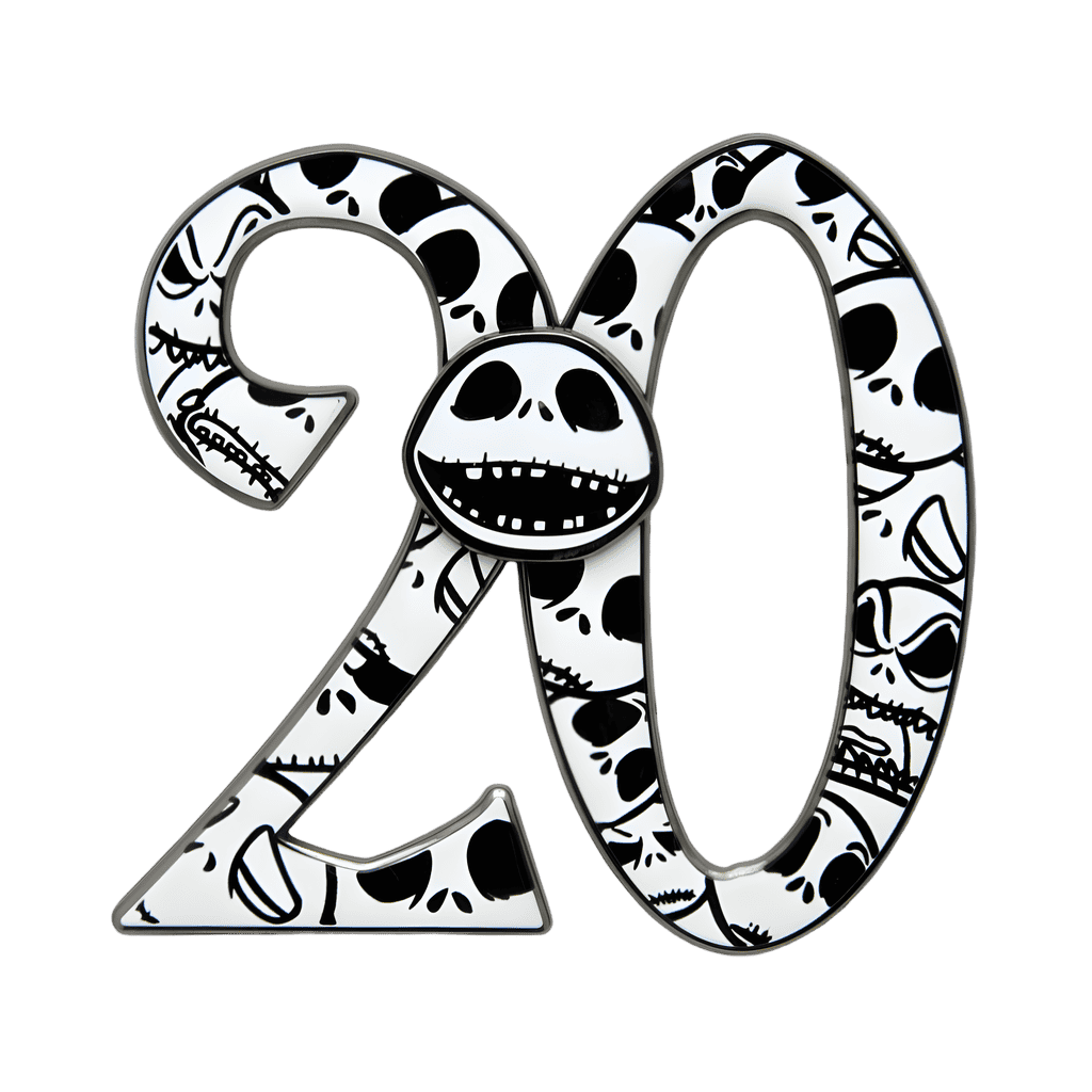 The 20 Faces of Jack Disney pin