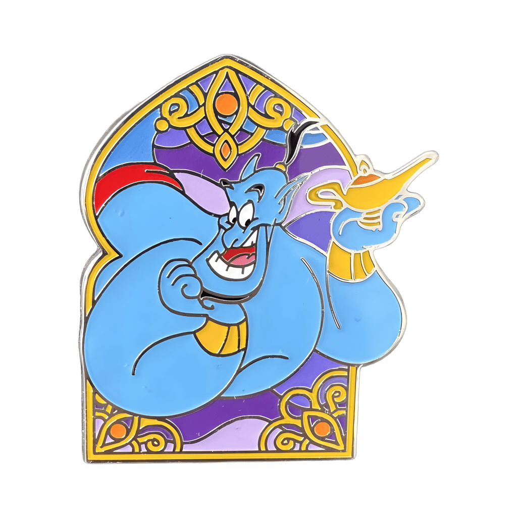 Genie Holding Lamp - Arched Window Disney pin