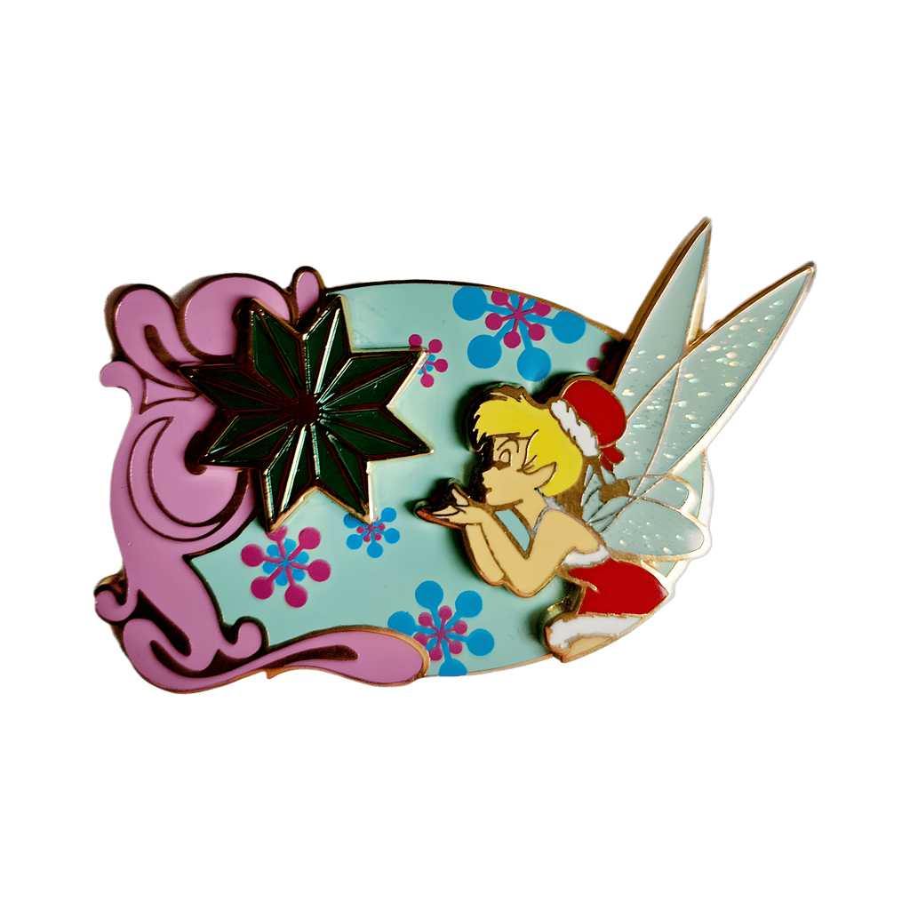 Tinker Bell Holiday Snowflake Spinner Disney pin