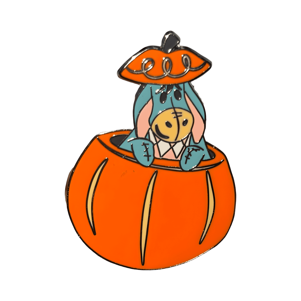 Halloween Eeyore in Pumpkin Disney pin