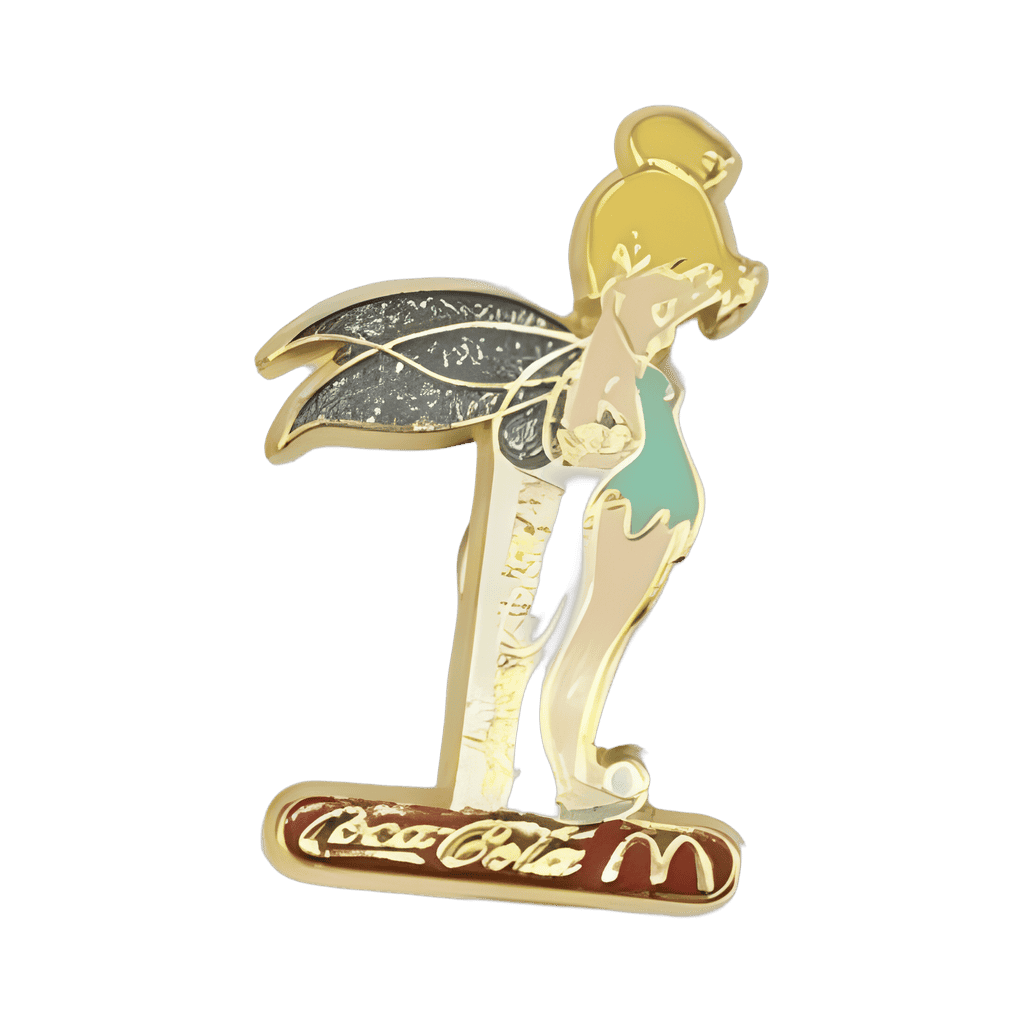 Tinker Bell (Head Down) - White Variant Disney pin