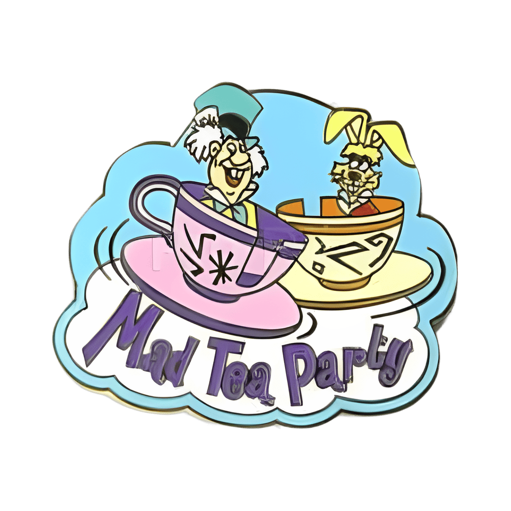 Mad Tea Party Mad Hatter and March Hare Disney pin