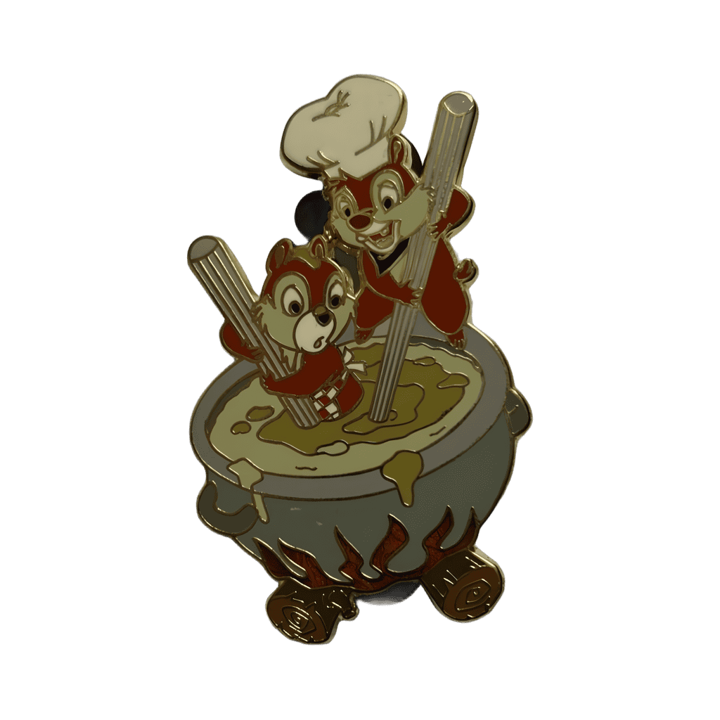 Chip and dale Cooking Disney pin